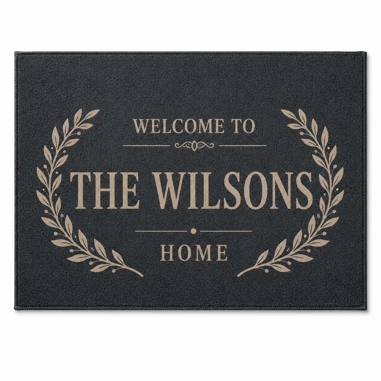 Custom Doormat Design Name Welcome Mat Housewarming Gifts Anti-slip Ultra Absorbent Rugs For Outdoor Bathroom Cabin Bedroom Mat