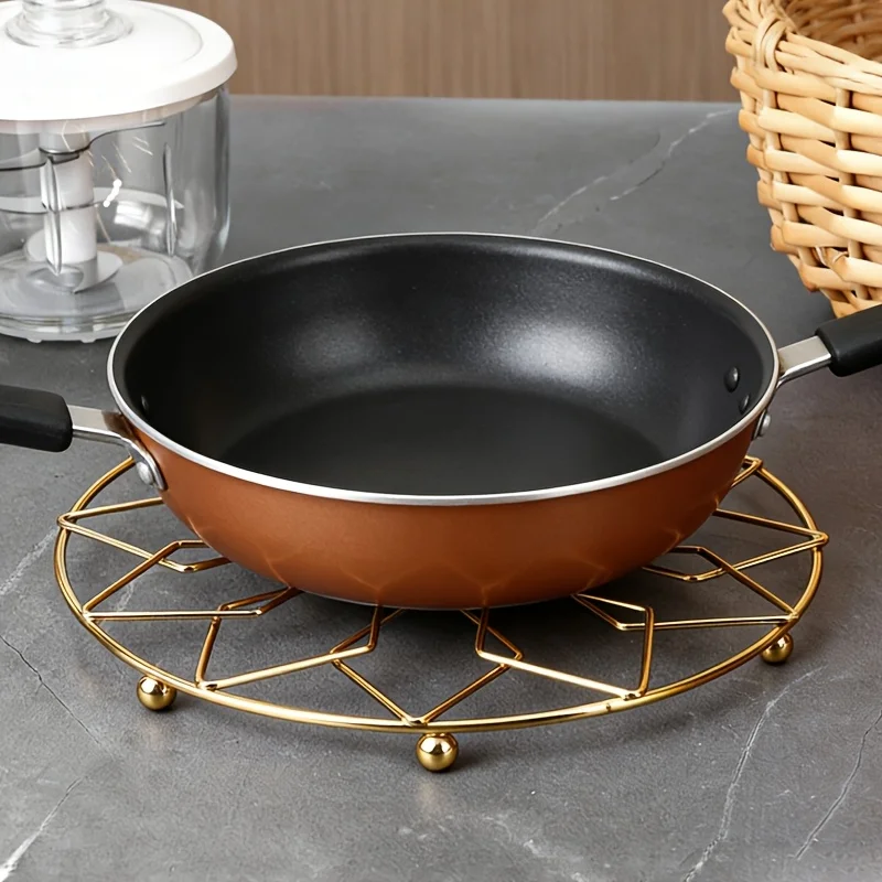 Kitchen Heat Insulation Mat Heat-Resistant Pot Mat For Hot Food Cookware Stylish Tabletop Protector Non-Slip Cookware Protector