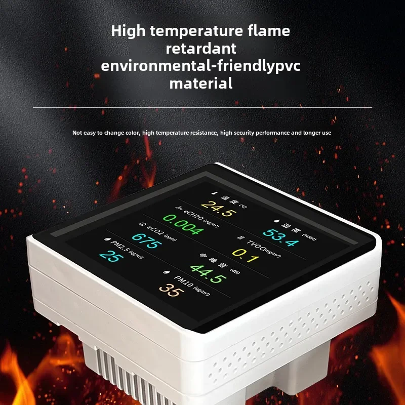 Air quality CO2 noise TVOC formaldehyde PM2.5 sensor RS485 temperature and humidity detector