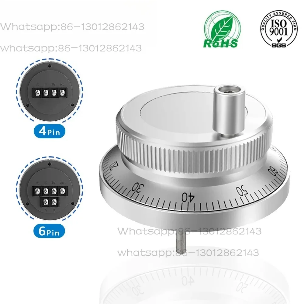 ZS61 CNC Numerical Control Electronic Handwheel Lathe Hand Shake Wide Number Kandi PLC System Pulse Generator Hand Pulse Wheel