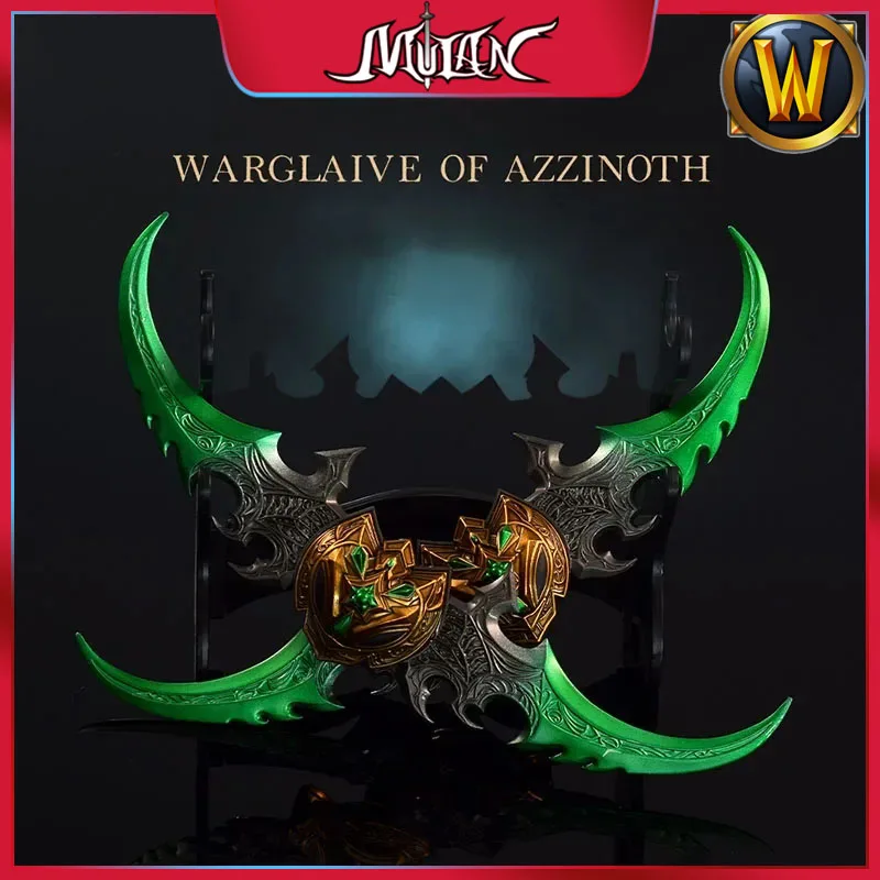 Game World of Warcraft Series 22cm Warglaive of Azzinoth Metal Model Egg Knife Katana Safety Collectible Craft Home Decor Toys