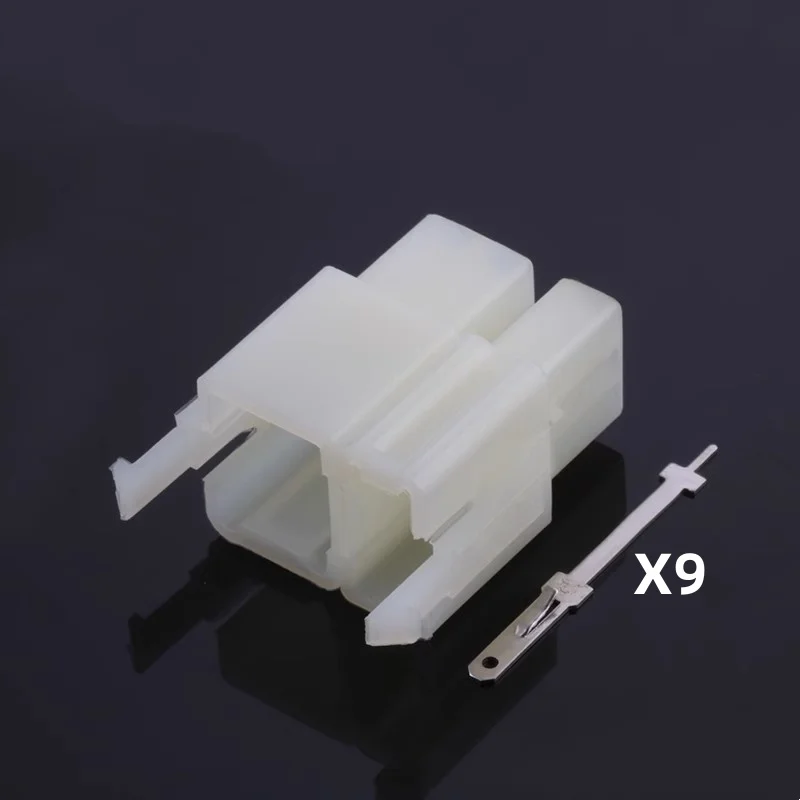 DJ7092A-2.8-11 Domestic car connector Car connector 2.8 series 9-hole plug