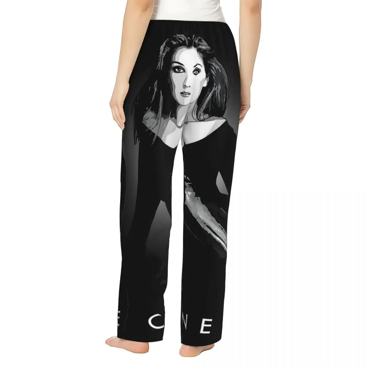 Custom Celine Dion Active Women Pajama Pants Lounge Sleep Sleepwear Bottoms with Pockets