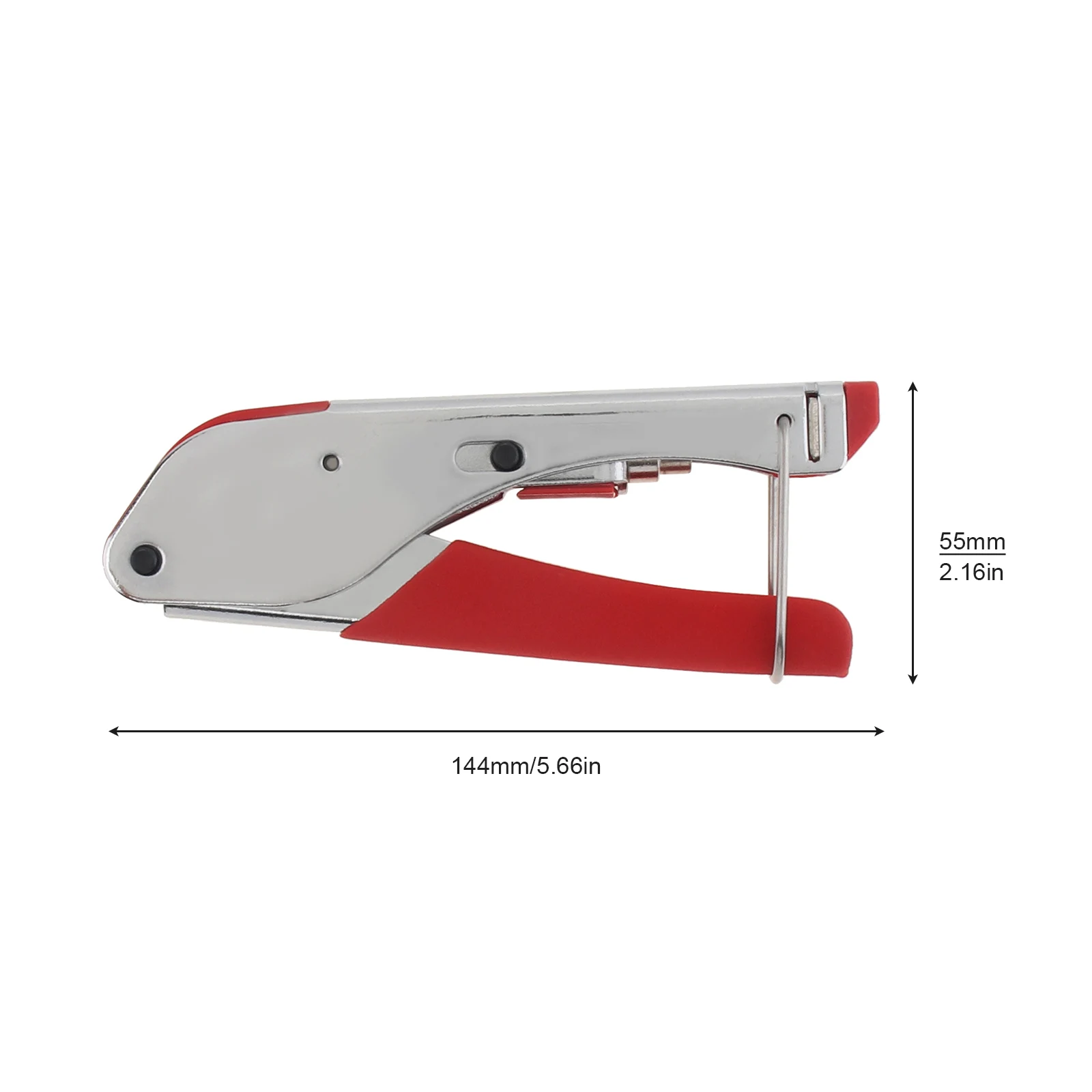 Crimping Pliers Tool Connector Compression Tool Crimper for Coaxial RG6 RG59 F BNC RCA Coax Cable Tube / Insulation Terminals