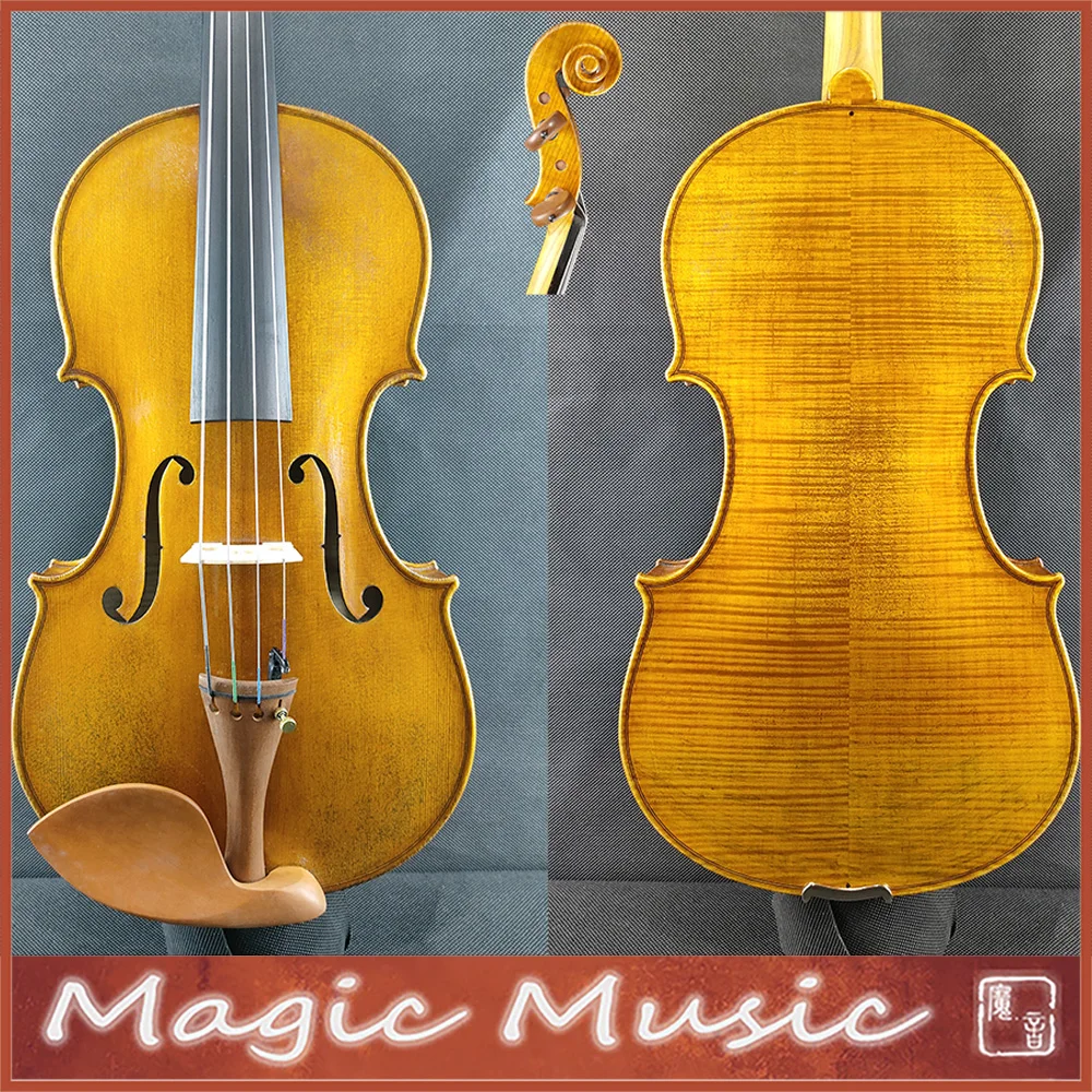 50 Years Old Spruce The Harrison Model Amati Viola Size 15.5 inch #3230 Professional Handmade Oil Antiqued Varnish