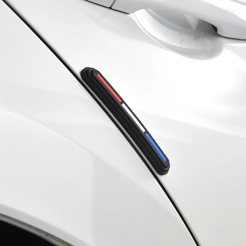 4/6Pcs Car Door Edge Protector Rearview Mirror Guard Anti Collision Strip Scratch Proof Thickened PVC Trim For Auto SUV Truck