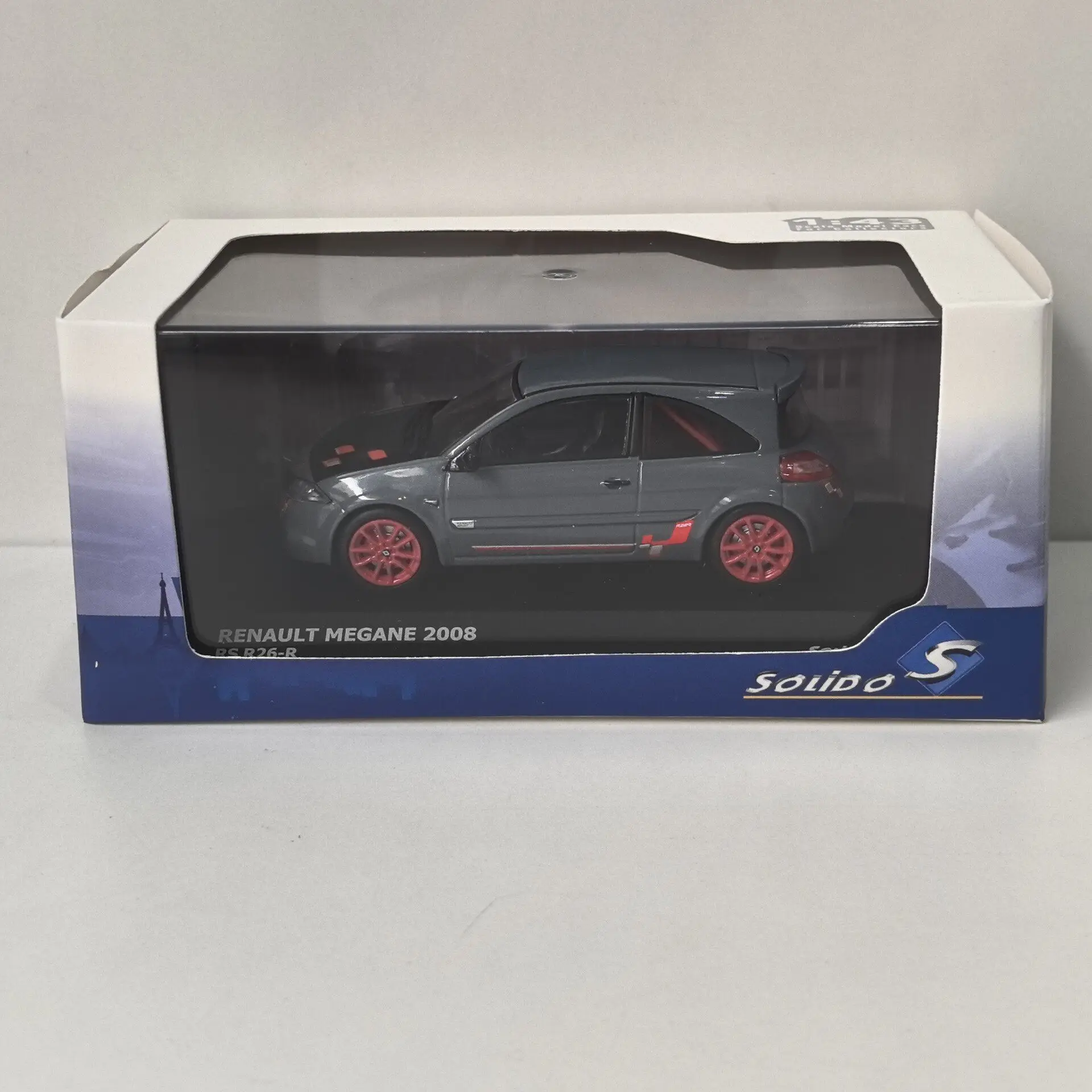 Modelo de Auto de Aleación Fundida a Presión SOLIDO Escala 1/43 RENAULT MEGANE 2008 RS R26-R 2F