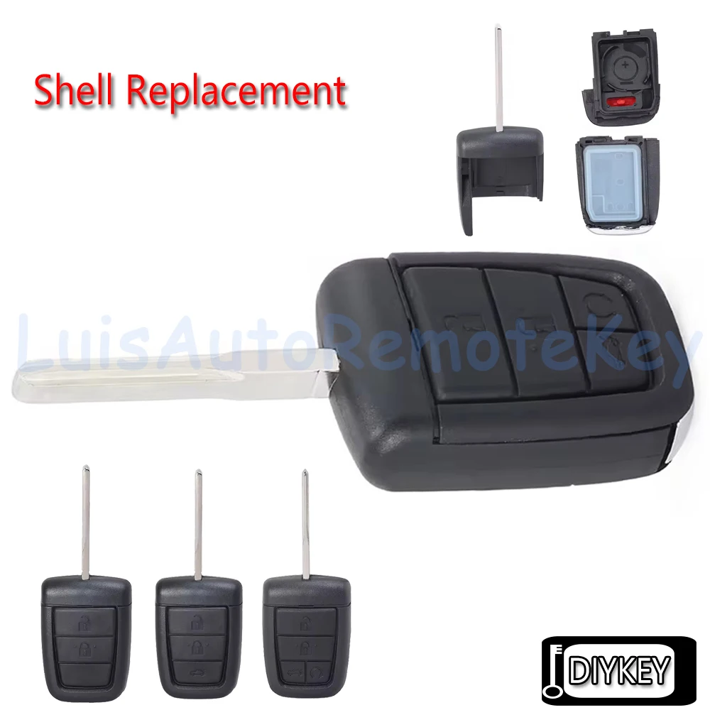 2 / 3 / 4 أزرار حافظة مفتاح السيارة عن بعد فوب شل غطاء استبدال لشروليه هولدن VE كومودور 2006-2013 GM45 / HU43 شفرة