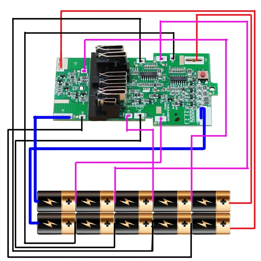 21700*10 BSL36A18 18V 36V batteria PCB BMS per batteria Metabo HPT Hitachi MultiVolt 371751M 372121M BSL36B18 batteria agli ioni di litio