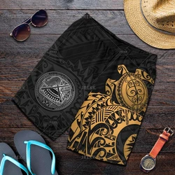 New Vintage 3D Printed Samoa Emblem Beach Shorts Fashion Streetwear Board Shorts Unisex Cool Swimming Shorts Men Swimming Trunks