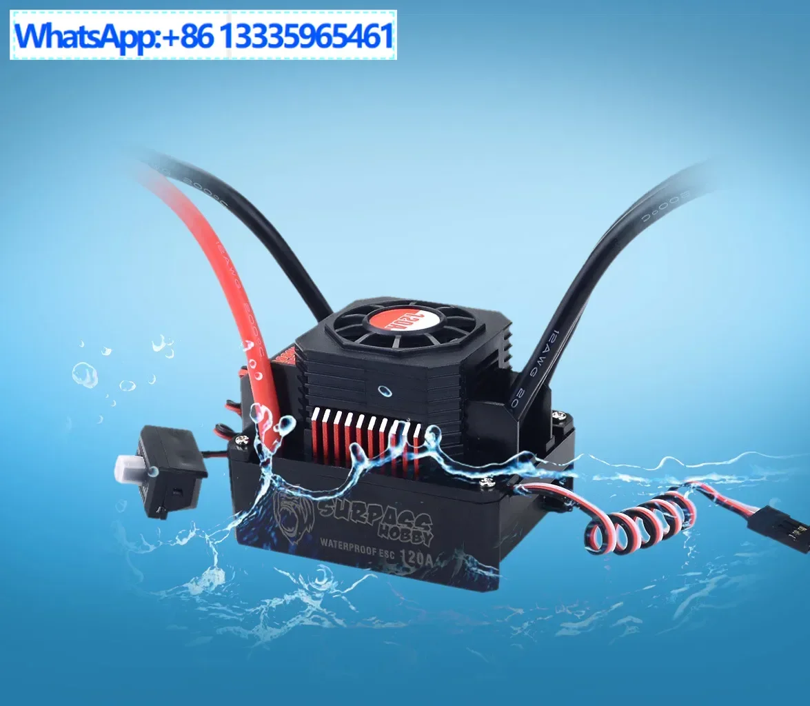 

Surpass-hobby King Kong series 120A waterproof ESC 1/10 1/8 model car waterproof controller