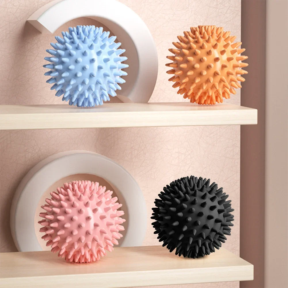 

Spiky Massage Ball Spiked Massager Roller High Density Trigger Point Massager Ball 6cm Deep Tissue Roller for Hand Foot Stress