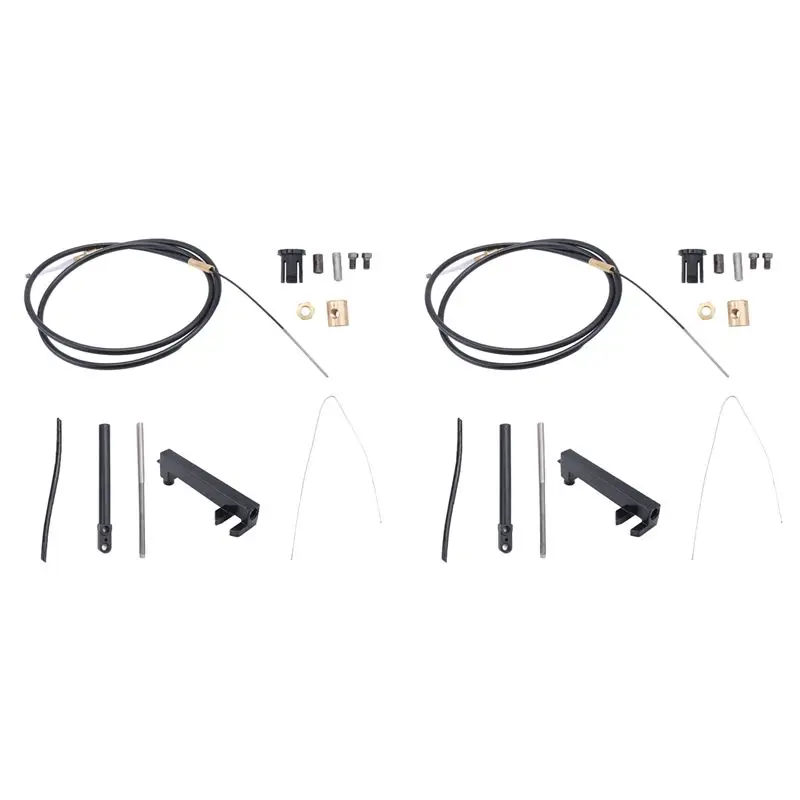 2 Set Lower Shift Cable Kit 865436A02 Replacement Spare Part For Mercruiser Alpha Gen One & Two 1 2 R MR MC