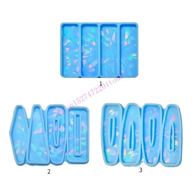 Resin Casting Molds Hair Clip Silicone Molds Jewelry Mold for Epoxy Resin M76B