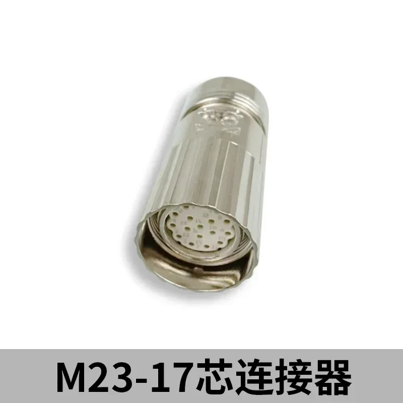 SuitableM23 17 Core Connector Hole Shaped Female Head E Type Clockwise P Type Counterclockwise Aviation Head 6FX2003-0SU17
