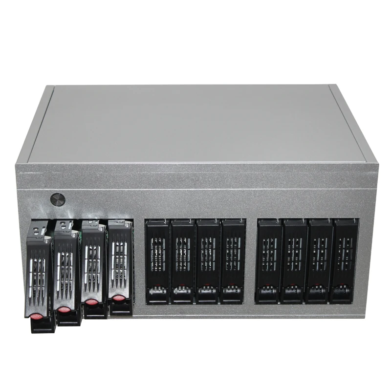 Hot Swap 12 Bays Network Attached Storage NAS Server case