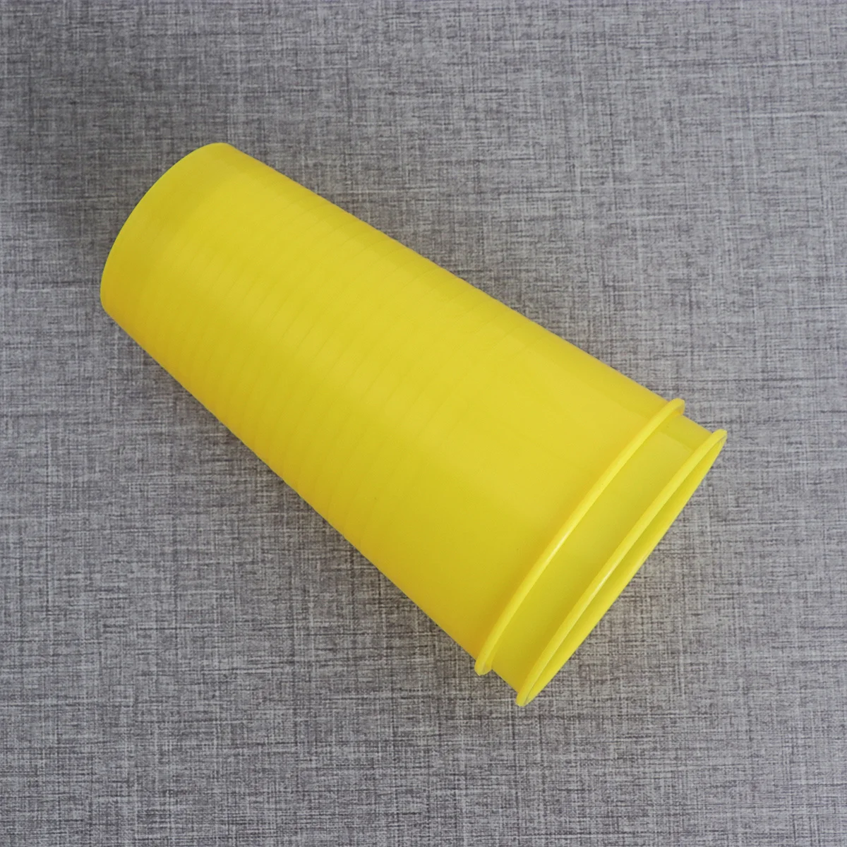 

12pcs Non-Slip Juice Cup Durable Stackable Plastic Drinking Cups For Outdoor Picnic Beer Wine Milk Party Supplies Yellow