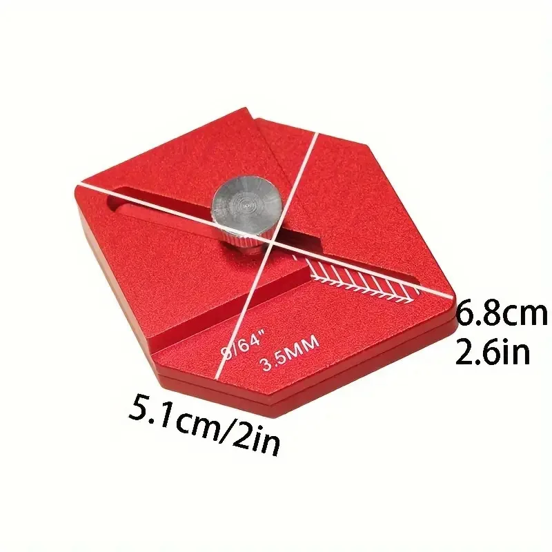 Woodworking ruler Edging Woodworking tool Finishing Multi-tool for measuring and marking short offsets