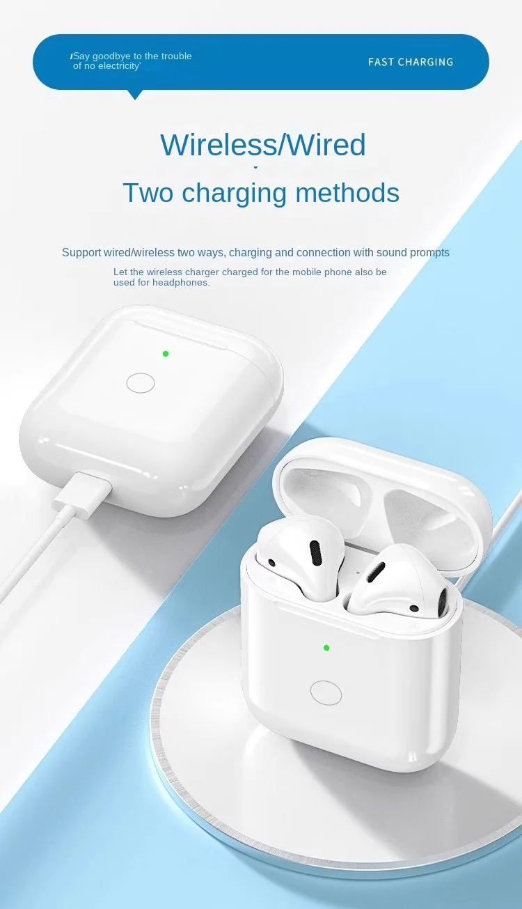 Airpods プロ 2 充電器ケース交換 A2931 A2700 ワイヤレス USB-C 充電ボックス Bluetooth イヤホン 680mAh a2698 A2699