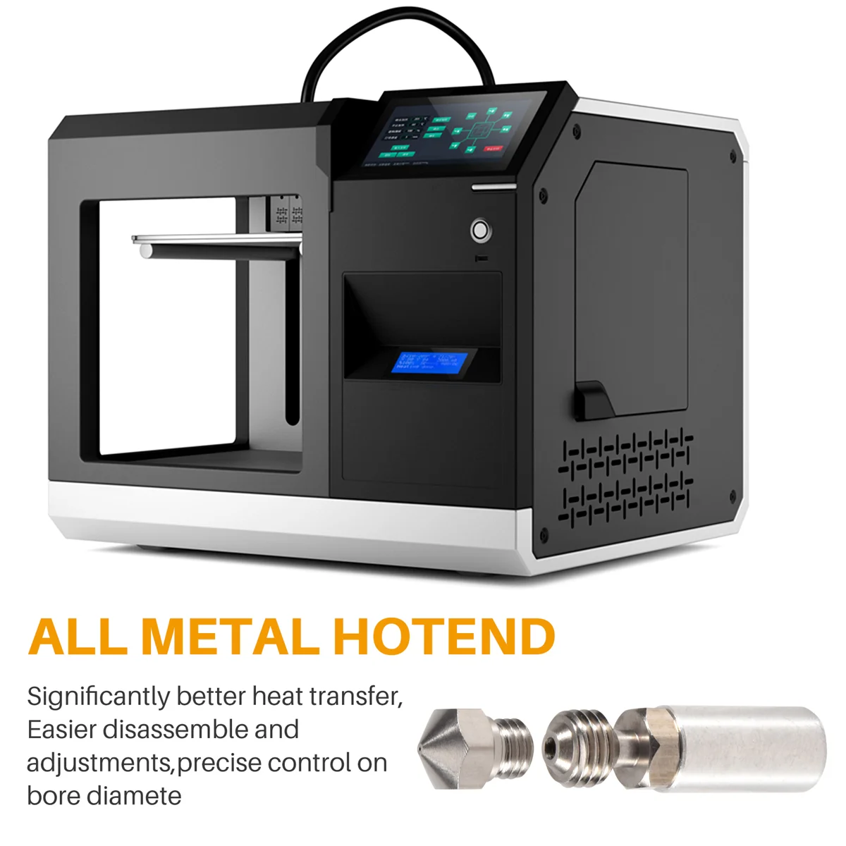 0.4mm MK10 All Metal Hotend Kit Nozzle for , , PowerSpec