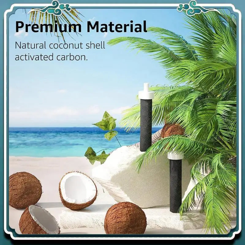 

Replacement Spare Parts Accessories Activated Carbon Water Bottles Filters For BB06, Hard Edge, Sport Bottles Filters, 10 Count