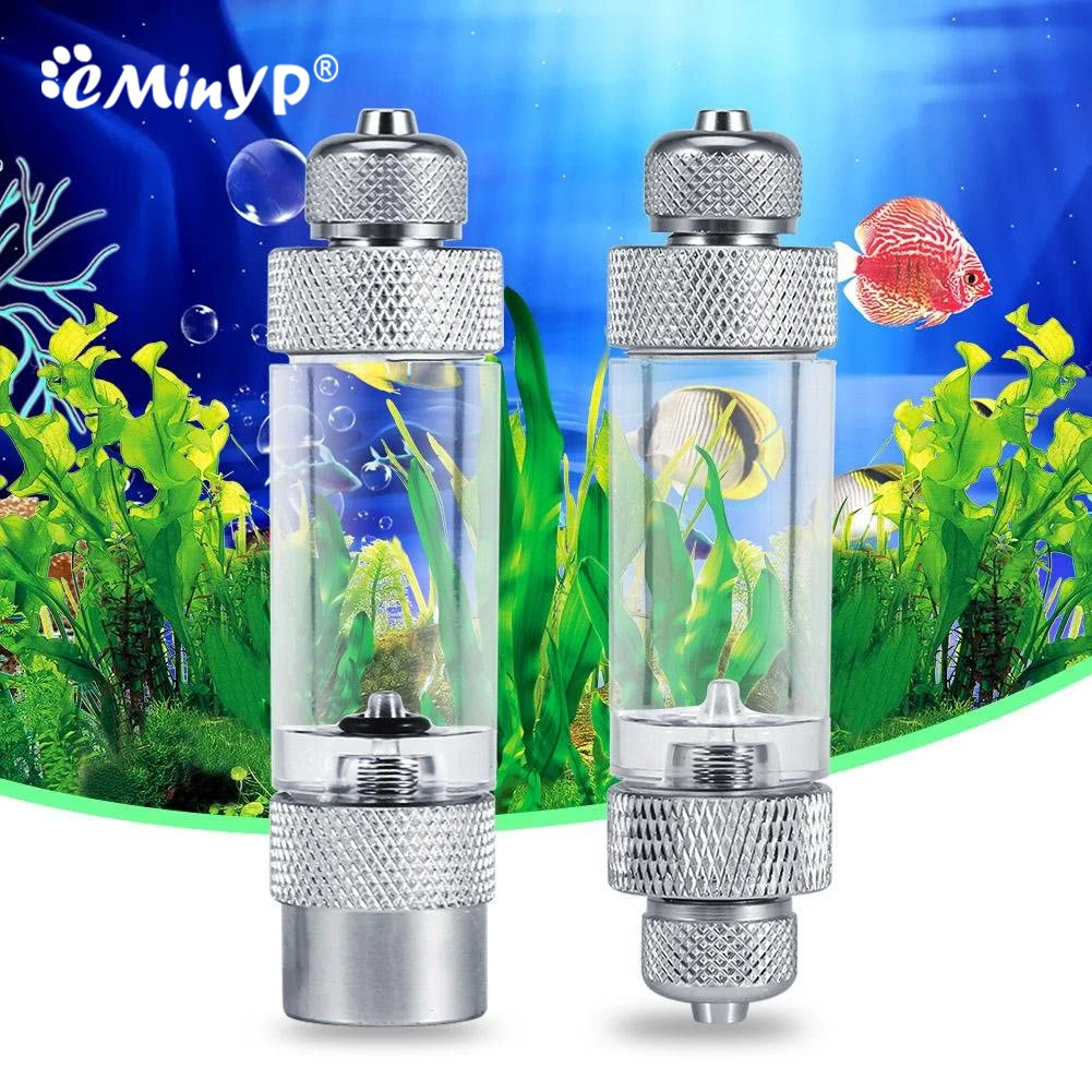 Single/Double Head Aquarium CO2 Bubble Counter For Fish Tank Water Plant CO2 Regulator Injection System CO2 Diffuser Accessories