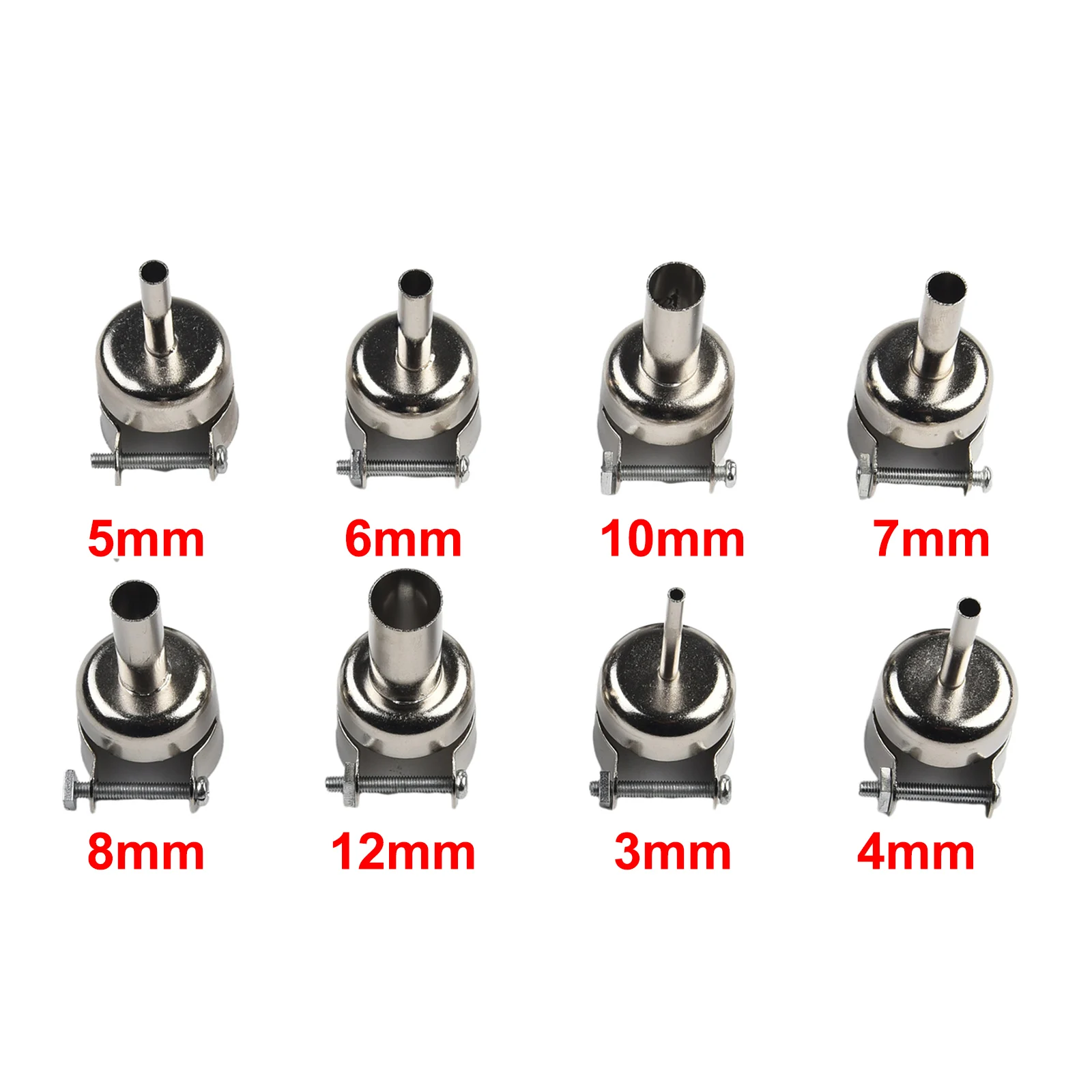 1pc Universal Nozzles Air Soldering Welding Round Nozzles For 850 852D 898 Soldering Station Hot Air Welding Nozzle