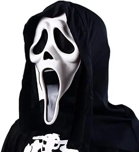 Máscara de calavera terrorífica de fantasma para Halloween, máscara de cabeza completa de terror, disfraz de fiesta de Halloween, accesorios de Cosplay espeluznante