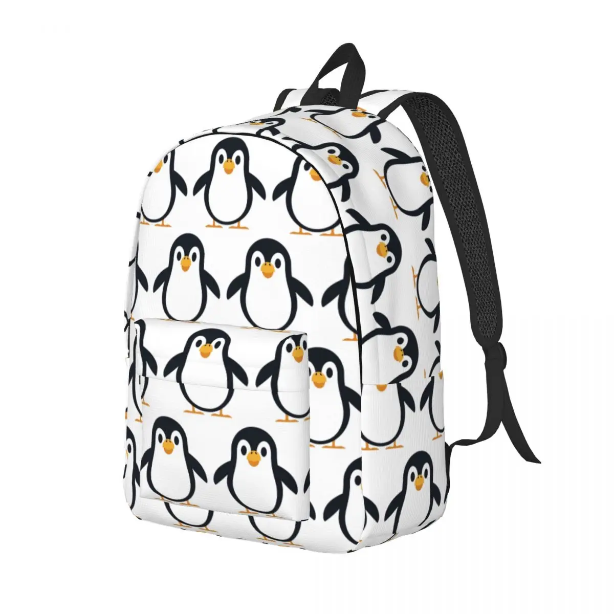 Penguin Backpack Daypack Large Capacity Kids BookBag School Bag Shoulder Bags for Men Women