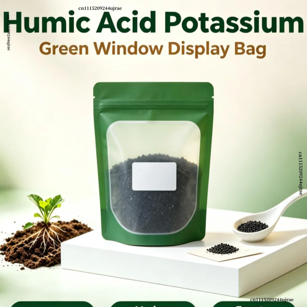 Natural Mineral Source Soil Conditioner Humic Acid Potassium, Boost Root Growth, Improve Soil Structure for Garden Farm Crops