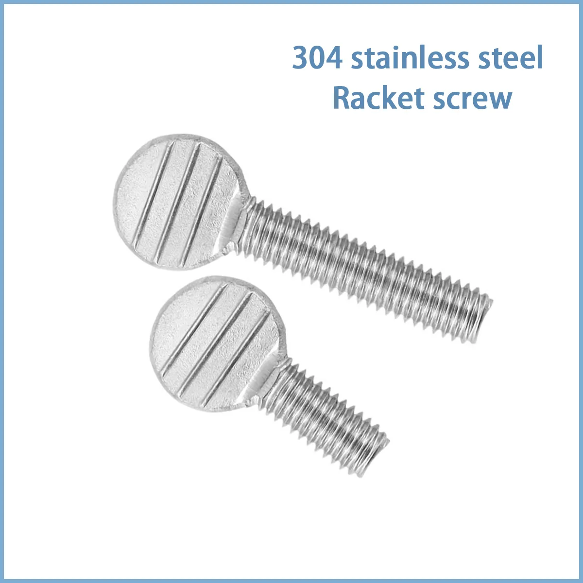 

304 Stainless Steel Hand Twisted Table Tennis Racket Screw Thumb Wave Plate Flattened Bolt M4m5m6m8m10