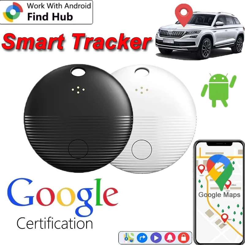 Traceur GPS Google Find My, localisateur Bluetooth portable pour vélo et clés, anti-perte pour Android et Airtag