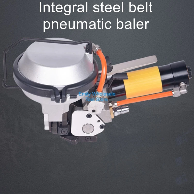 GZD16 19 pneumatic steel belt integrated baler tin baler portable automatic strapping