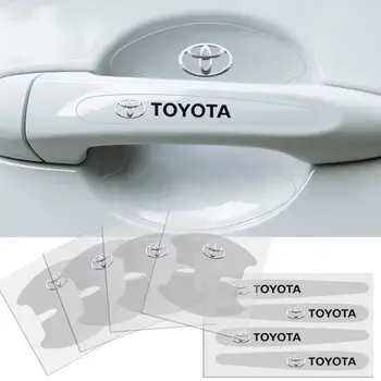 PVC samolepky na kliky dveří auta, ochranné fólie, příslušenství pro Toyota Gazoo Corolla Yaris Chr Auris Rav4 Prius Prado 8 nejlepší prodej Části interiéru Toyoty Prado - №8