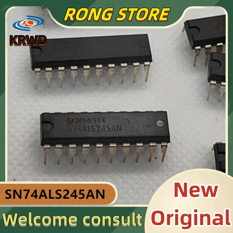 10PCS 74ALS245AN New and original SN74ALS245AN SN74ALS245 PDIP-20