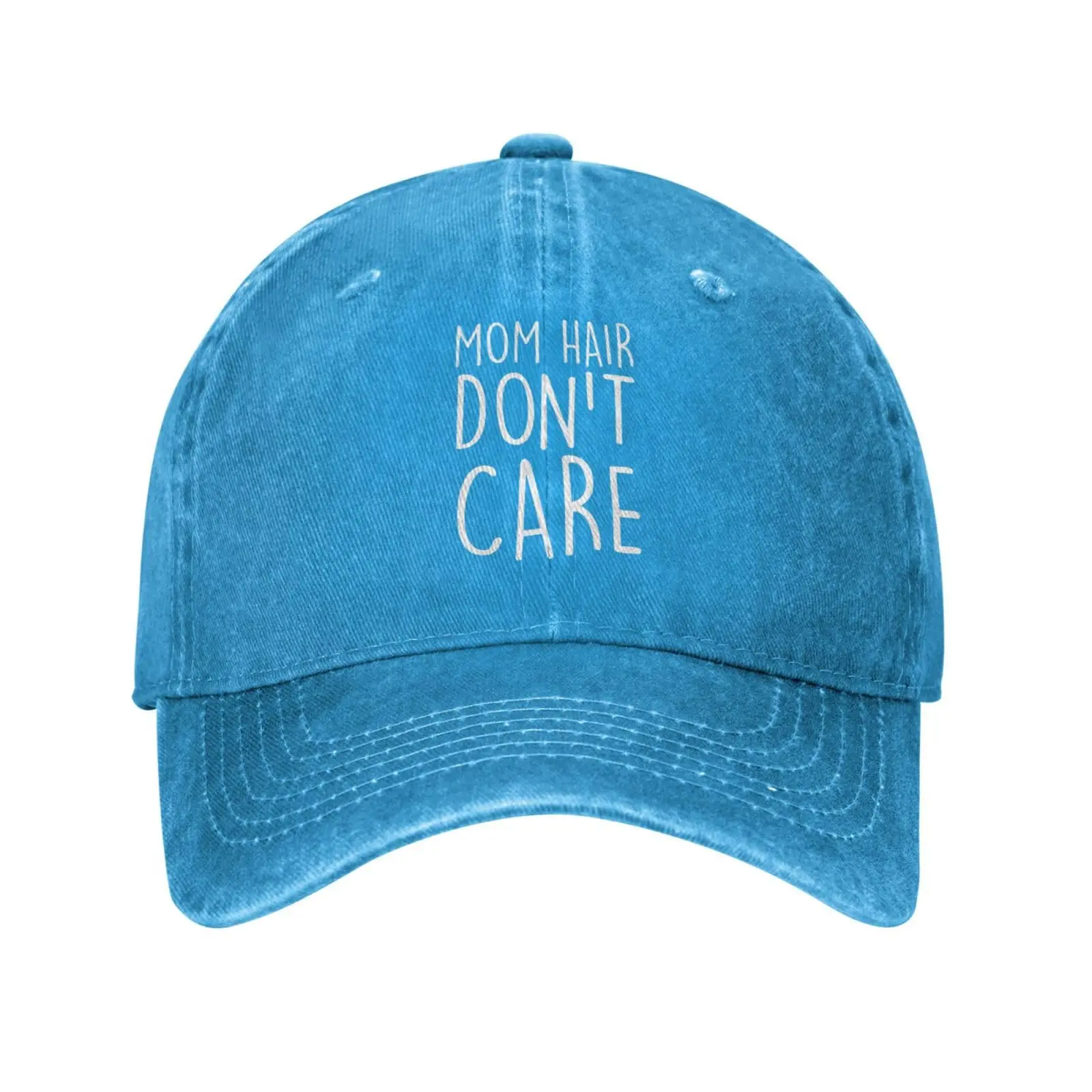 Mom Hair Don't Care Gifts for Women Baseball Cap Retro Adjustable Dad Hats Gift for Men Women