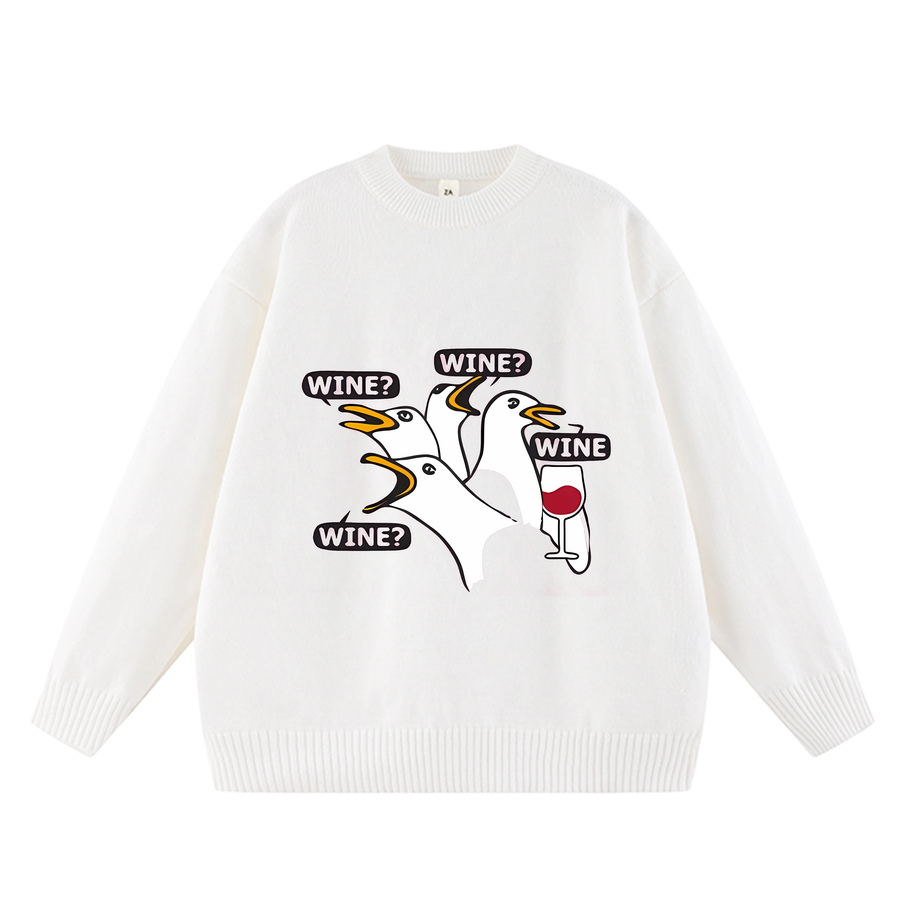 Seagull High Street casual loose knit sweater top for both men and women