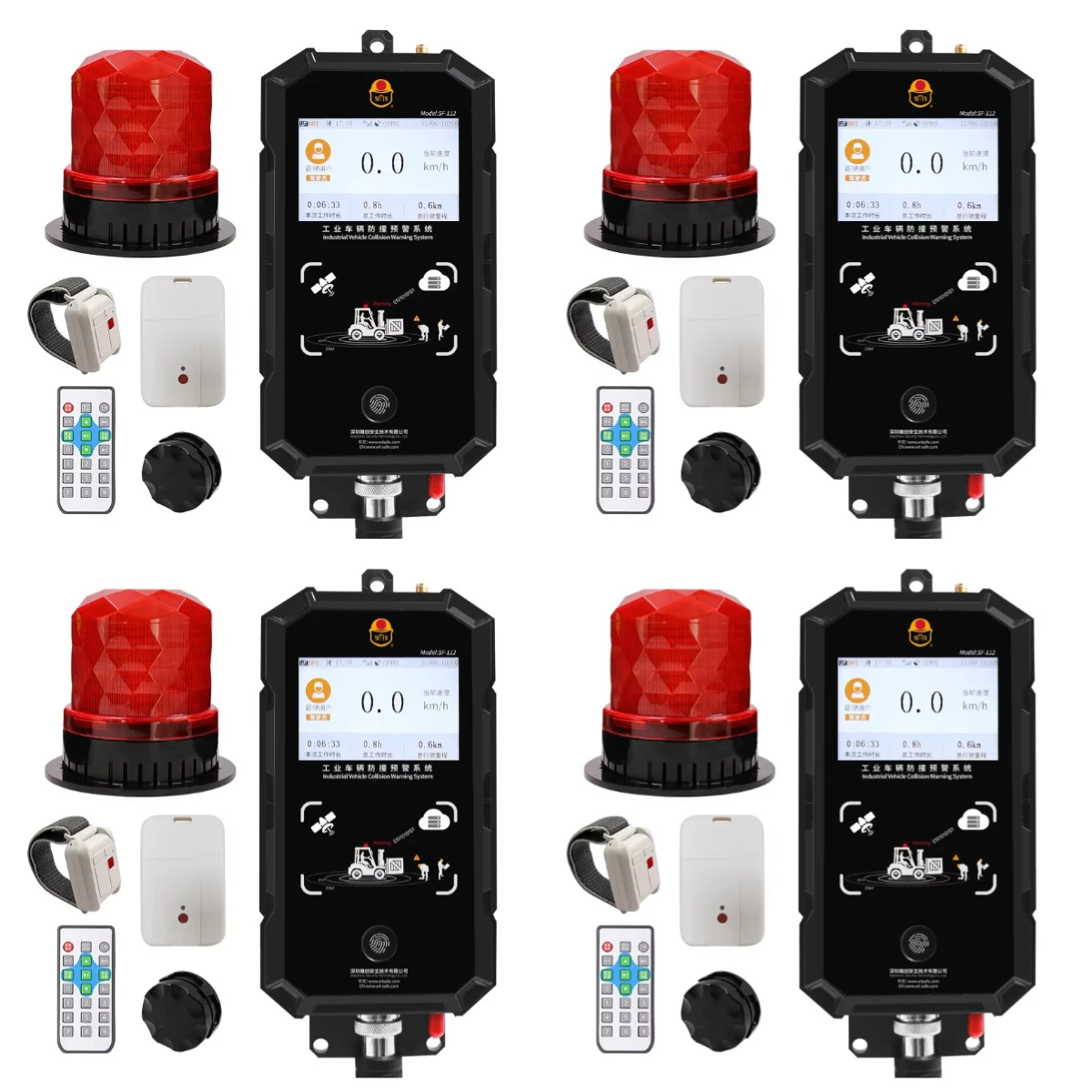

Waterproof UWB Tag Pedestrian Proximity Alert System Forklift Safety Collision Avoidance 1-Year Warranty
