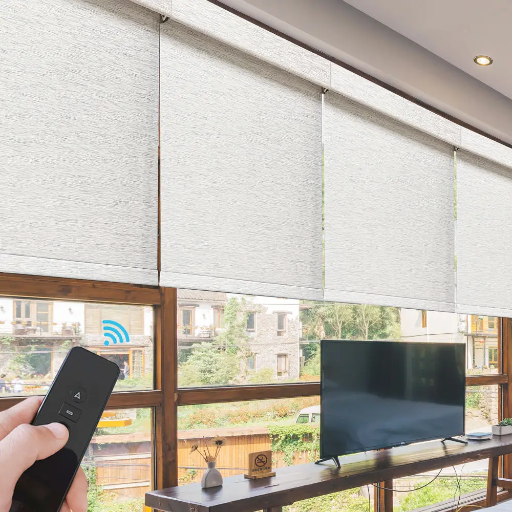 Manual Full Blackout Roller Blinds for Window Custom Made Double Side Color Coating Waterproof Curtains For The Living Room