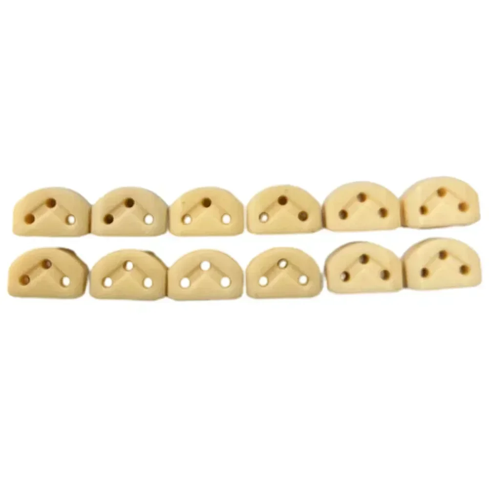 Lot De 12 Fixations De Cordes De Guitare Classique - Guides Noirs Pour Ukulélé