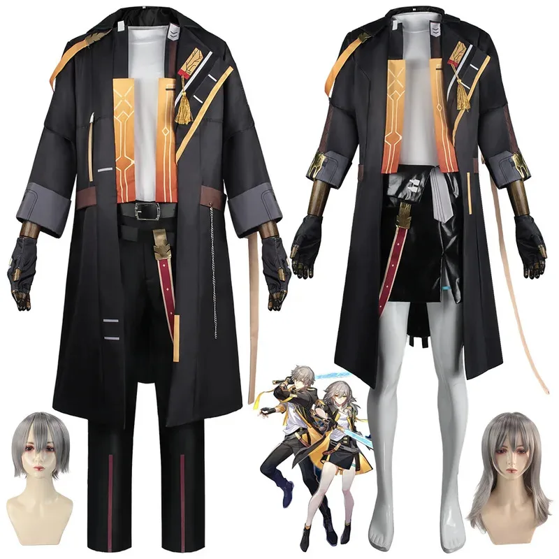 

Female Trailblazer Cosplay Costume Suit Fancy Dress Big Size Trailblazer Trench Outfit Wig for Comic Con women's elegant luxury