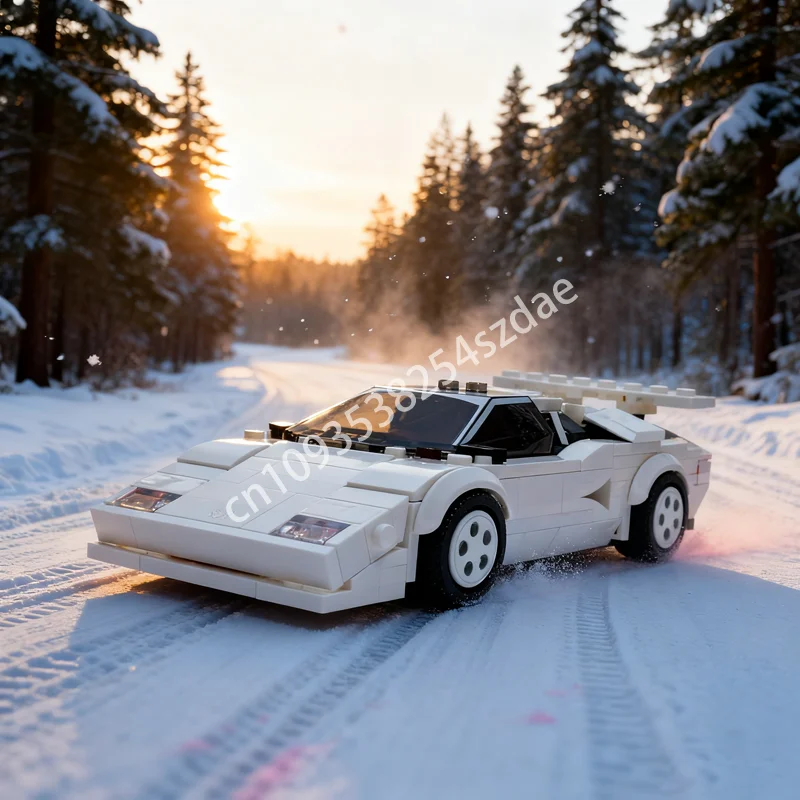 

165pcs MOC Lamborghiniesed Countach Conversion Model Building Blocks Assemble DIY Christmas Gifts Creative Toys Idea Education