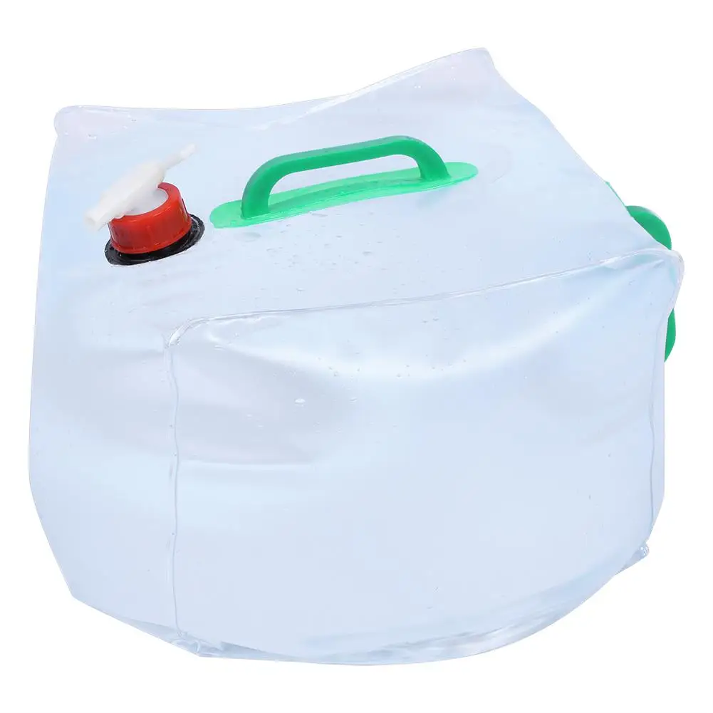 

10L/20L Foldable PVC Water Carrier Bag - Large Capacity Outdoor Camping Water Storage Container