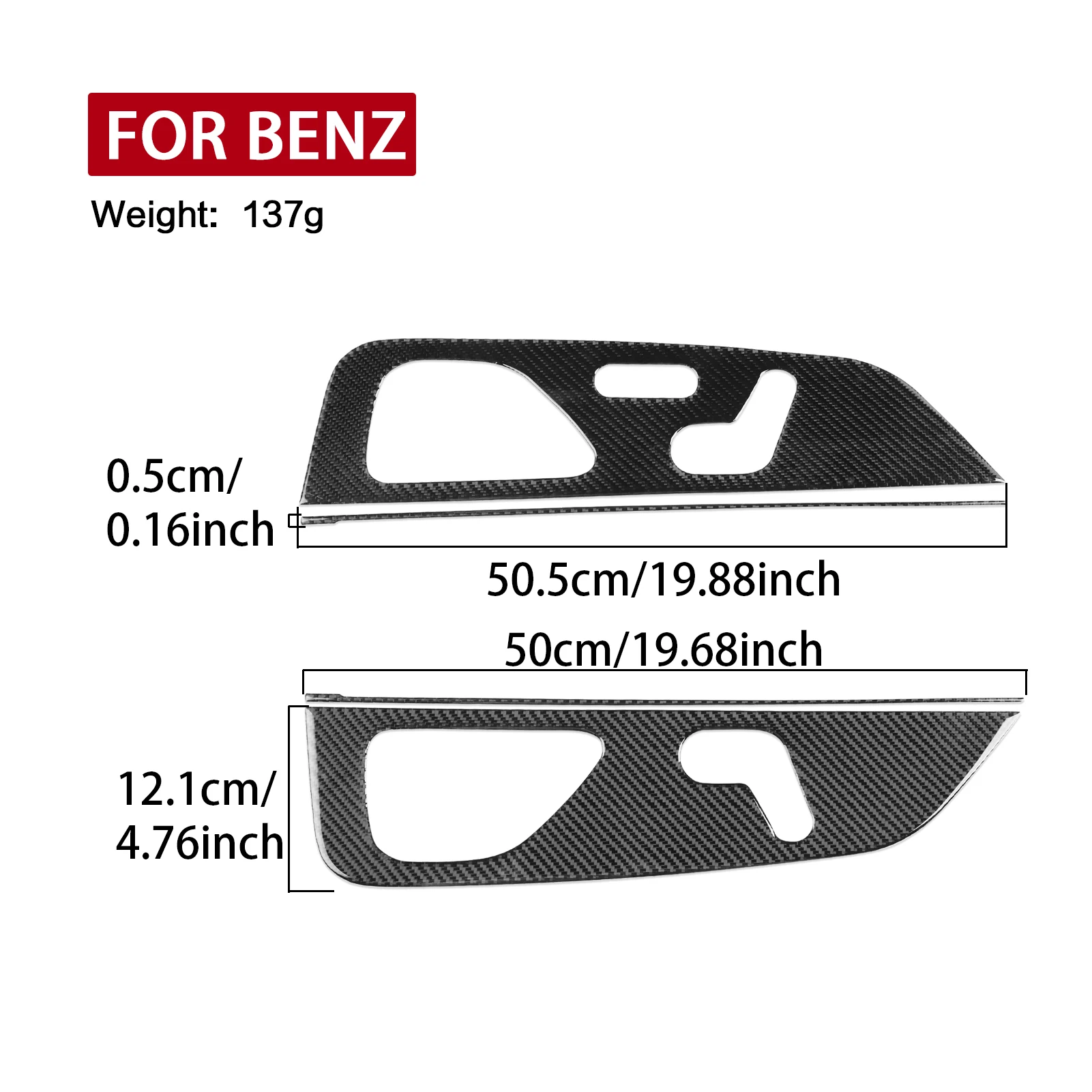 

Для Mercedes-Benz GLE W167 2019-2024 наклейка из настоящего углеродного волокна, панель регулировки заднего сиденья, автомобильные аксессуары, внутренние декоративные