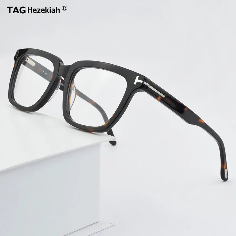 

TAG Hezekiah Retro glasses frame men women T0646 Square Eyeglasses designer optical Myopia reading prescription Acetate Eyeweas