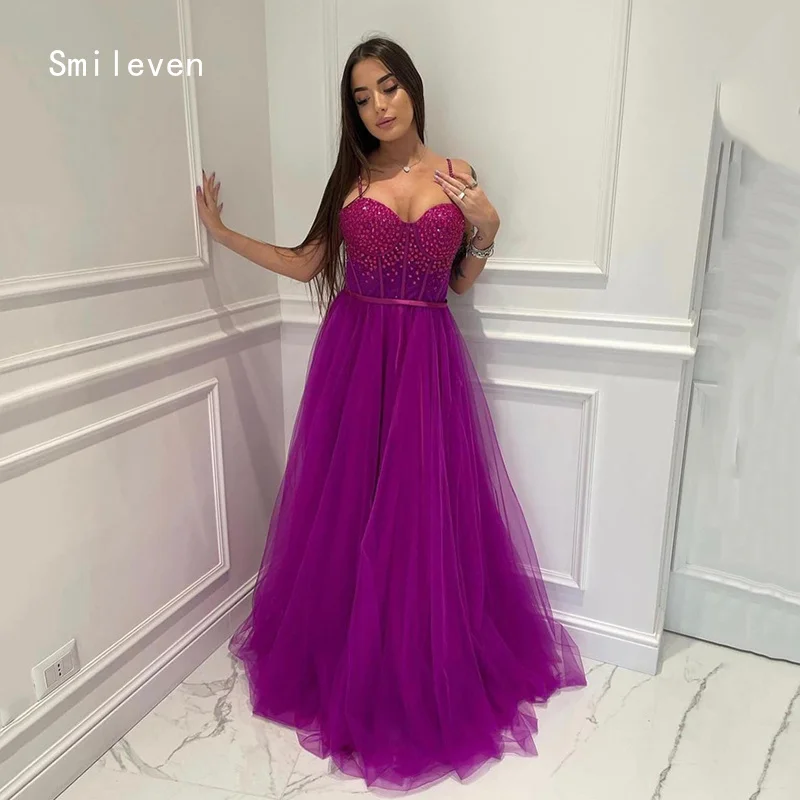 

Smileven Sheer fabric Mermaid Stunning Prom Dresses Shiningly Gown Transparent Party Evening Dress Customized 2026