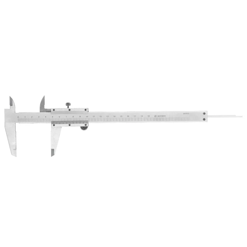 Vernier Scale High Carbon Steel Measurement Gauge Ruler Tool For Workpieces Width(0-200mm )
