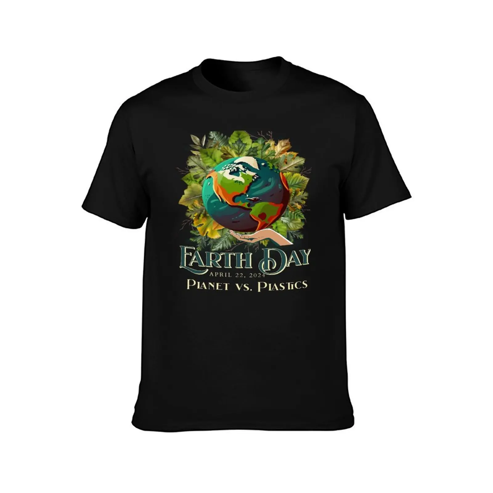 Earth Day 2024, Planet Vs. Plastics global T-Shirt anime t shirts oversize T-Shirt