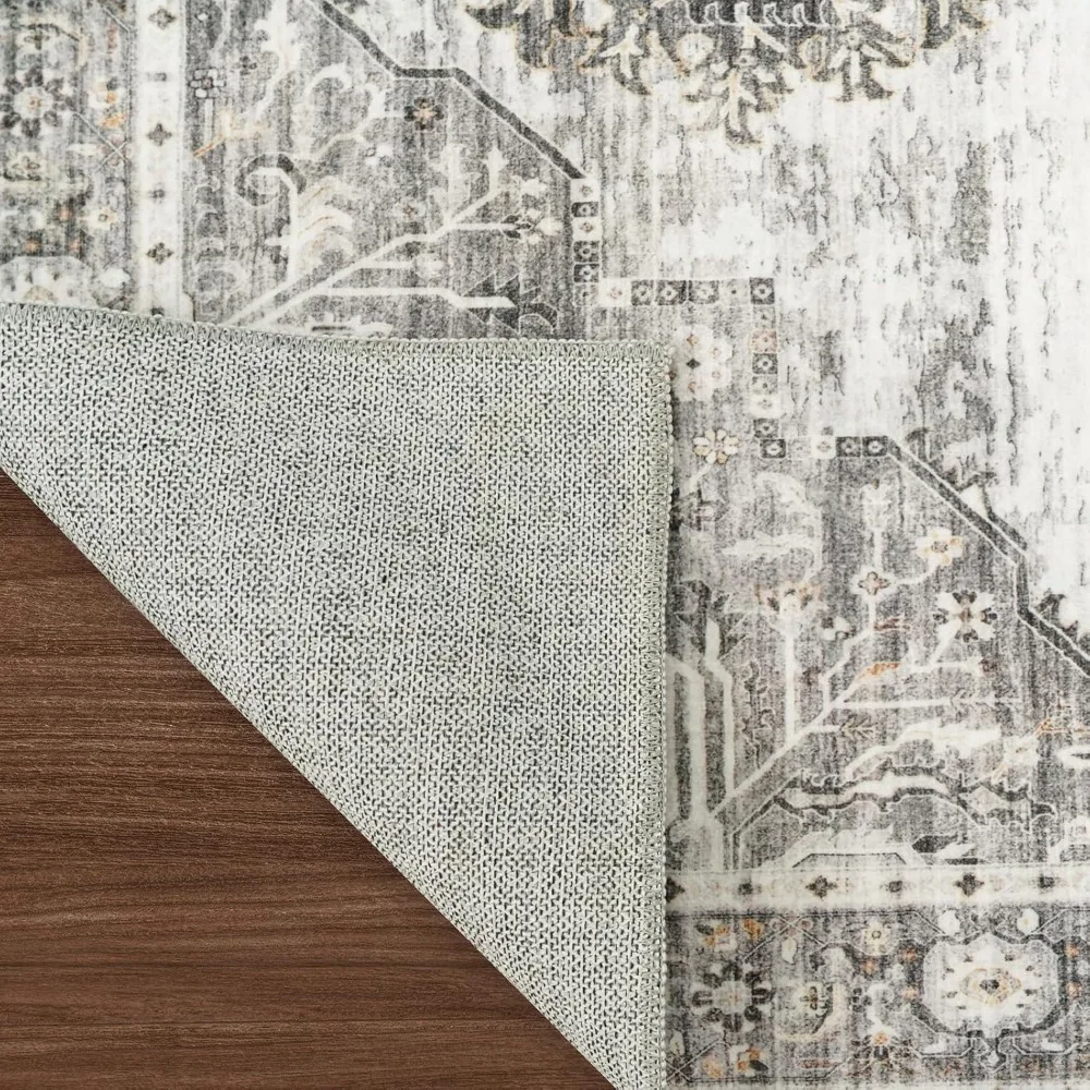 سجاد منطقة 10 × 14 لأثاث الحدائق - سجادة منطقة خفيفة الوزن قابلة للغسل ومقاومة للبقع، سجاد ناعم عتيق من أجل - الأفضل