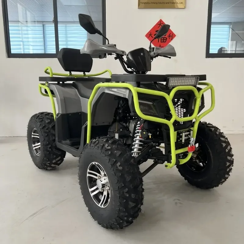 200cc Automatic 4 Stroke 1 Cylinder Air-Cooled ATV 4 Wheeler with Chain Drive Transmission System